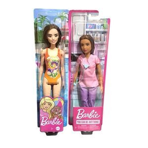 Barbie‎ Dolls You Can Be Anything Nurse and Swimmer NEW